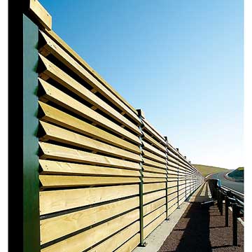 Ecrans acoustiques en bois
