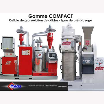 Compact : Ligne de granulation de câbles