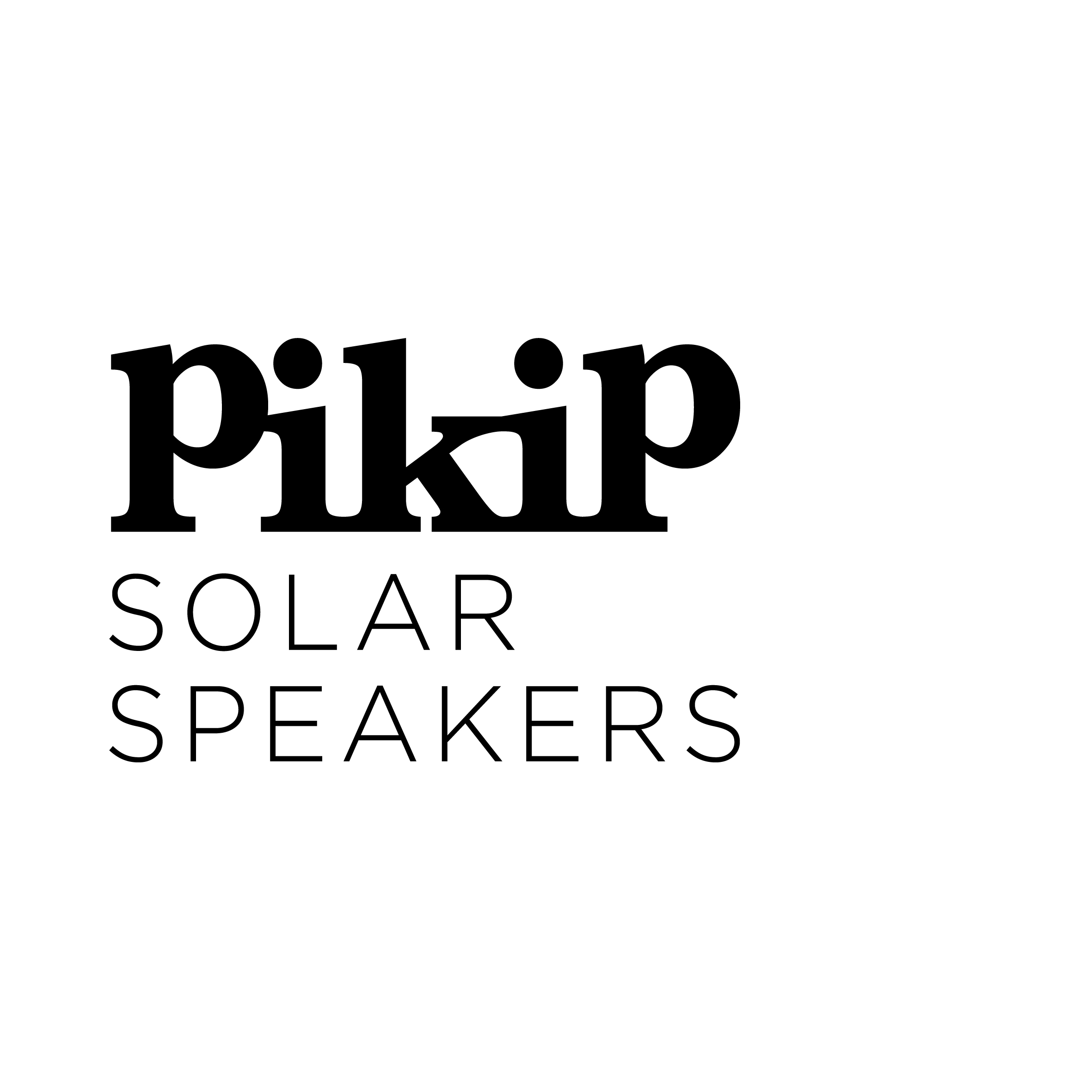 Pikip Solar Speakers