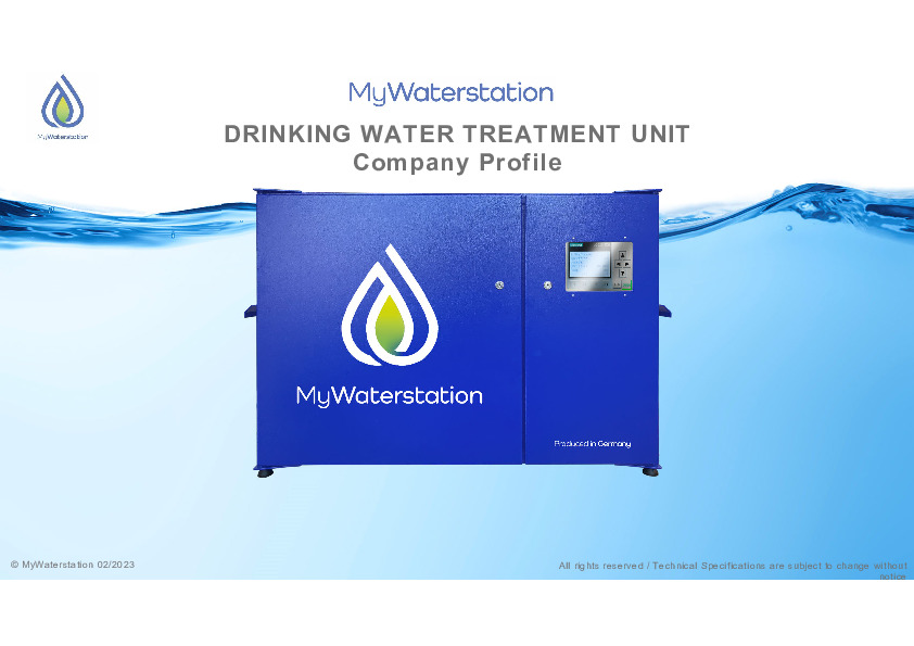 Brochure Mywaterstation company profile engl_03_2023 compress Blu box FranceEnvironnement