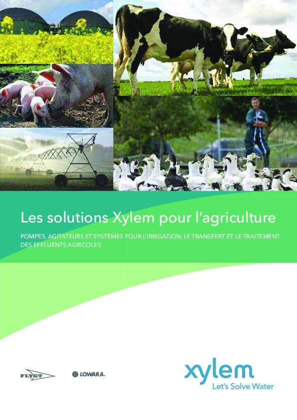 Image du document pdf : Brochure : Les solutions Xylem pour l’agriculture.pdf  