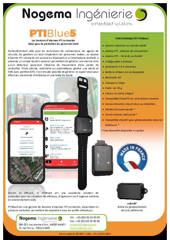 Image du document pdf : Brochure du produit PTIBlue5 - Boutons d Image du document pdf : Brochure du produit PTIBlue5 - Boutons d