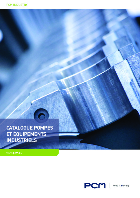 Brochure Pcm catalogue pompes et équipements industriels Pcm