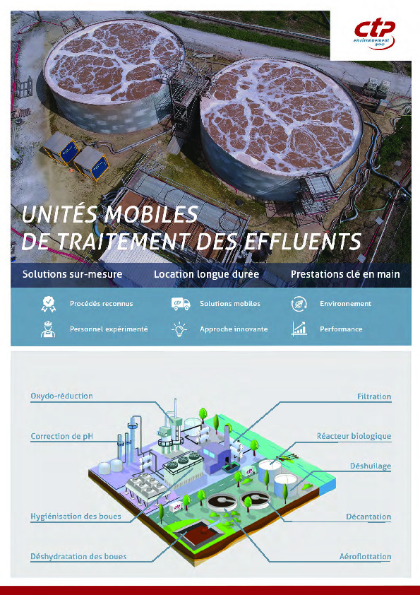 Brochure Plaquette traitement de effluents ctp + matériel plm Ctp Brochure Plaquette traitement de effluents ctp + matériel plm Ctp