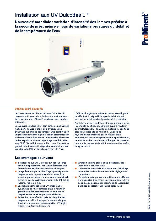 Image du document pdf : UV _ Flyer_Dulcodes-LP_fr  