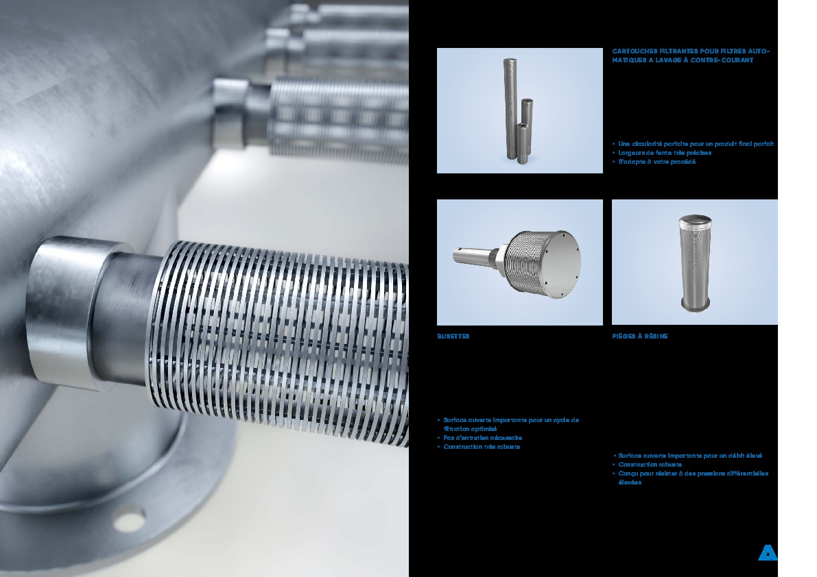 Brochure Composants pour l'extraction et la filtration de l'eau
