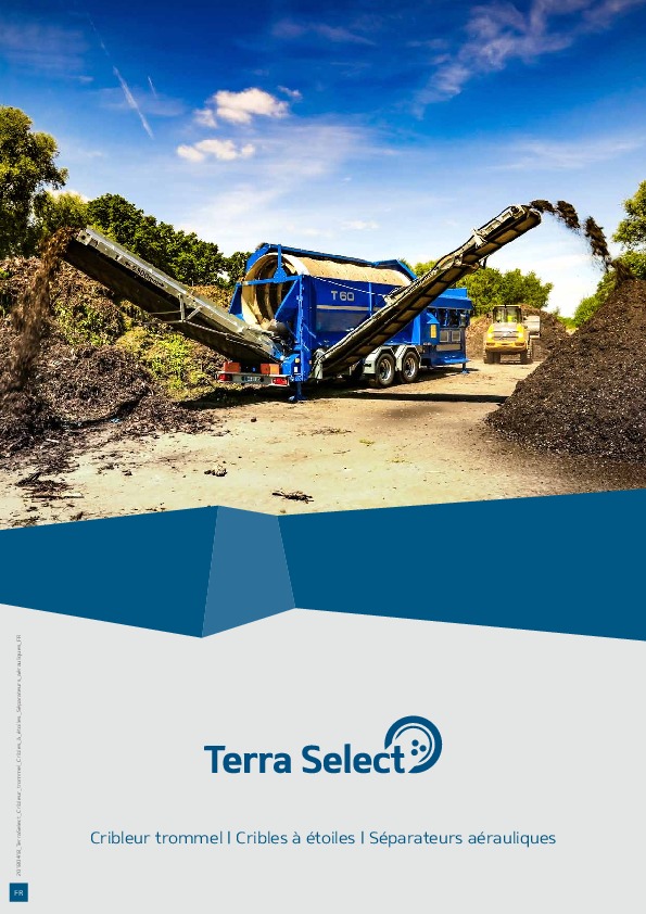 Image du document pdf : Brochure Terra Select : Cribleur trommel | Cribles à étoiles | Séparateurs aérauliques	  