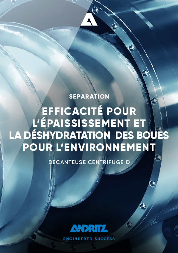Image du document pdf : Brochure Décanteuse centrifuge D Français  