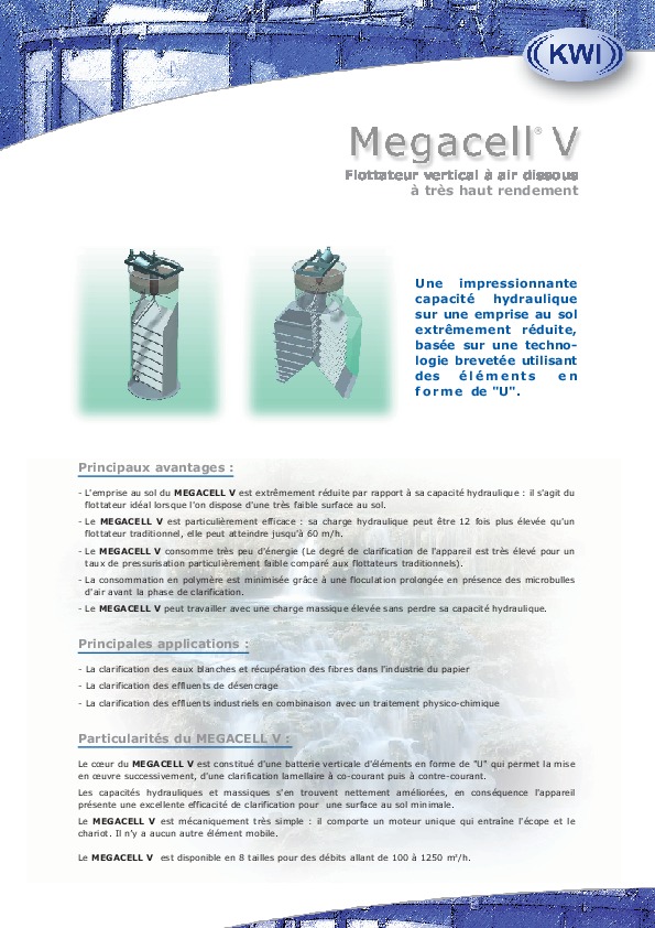 Image du document pdf : Brochure Megacell vertical 8 - 100  