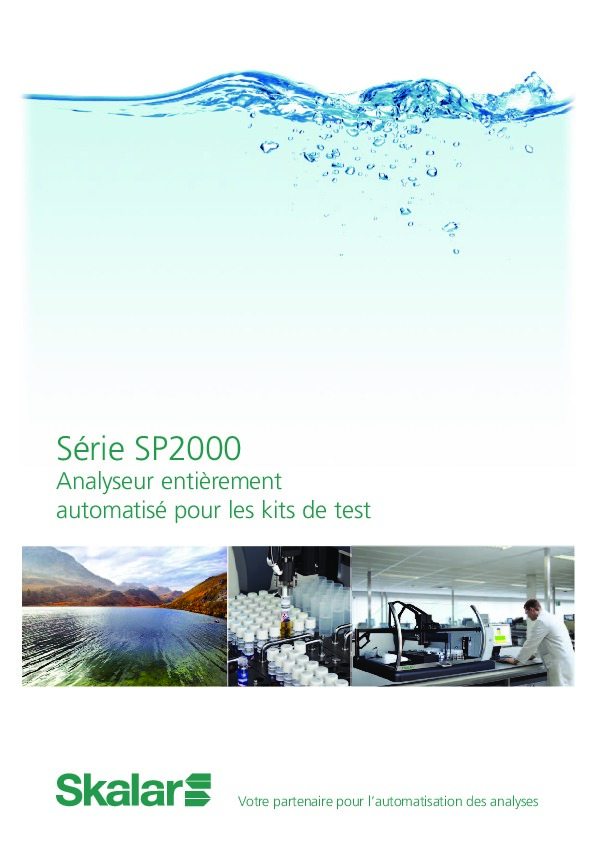 Image du document pdf : SP2000 Test Kit French  