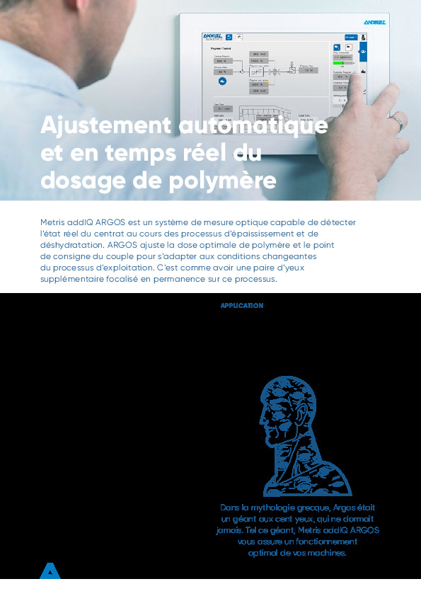 Brochure - Andritz metris addiq argos - Andritz sas - FranceEnvironnement