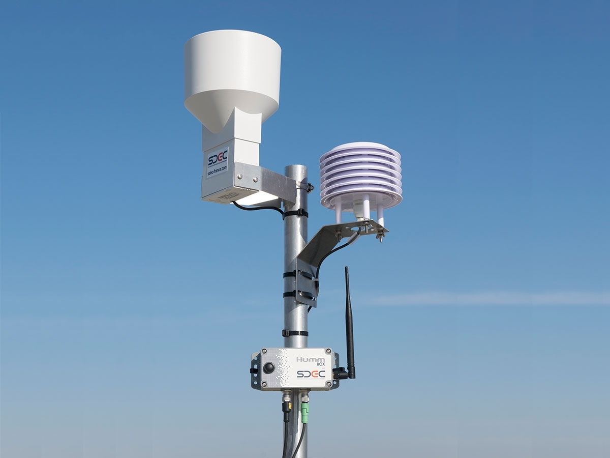 Visuel deVigie Box Alerte Gel Micro station météo autonome et connectée