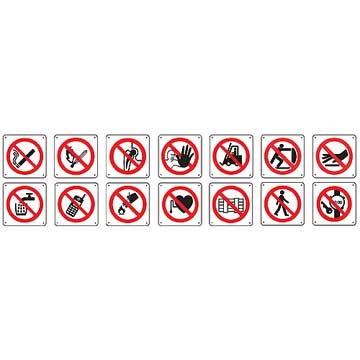 Etiquettes d'interdiction
