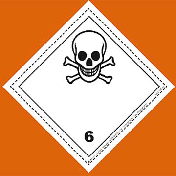 Etiquettes colis produits dangereux classe 6.1