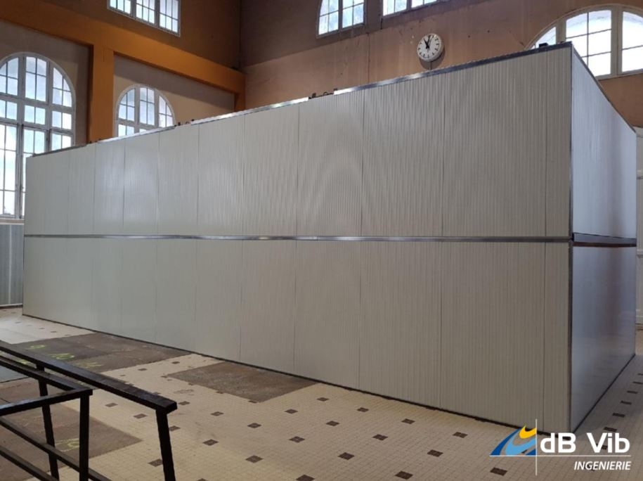 Image de présentation Réalisation d’un écran acoustique autour d’un groupe de production dans une centrale hydraulique EDF