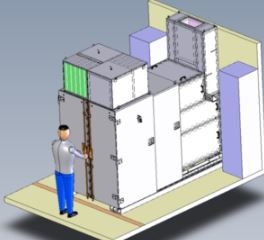 Image de présentation Un caisson acoustique et de confinement mobile