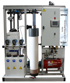 Visuel deUFPOOL Unité d'Ultrafiltration pour le recyclage des eaux de lavage des filtres