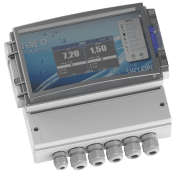 Visuel deTERE'O Touch XL mesure, controle et régulation de pH et chlore