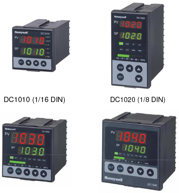 DC1010 (1/16 DIN) / DC1020 (1/8 DIN) / DC1030 (3/16 DIN) / DC1040 (1/4 DIN)