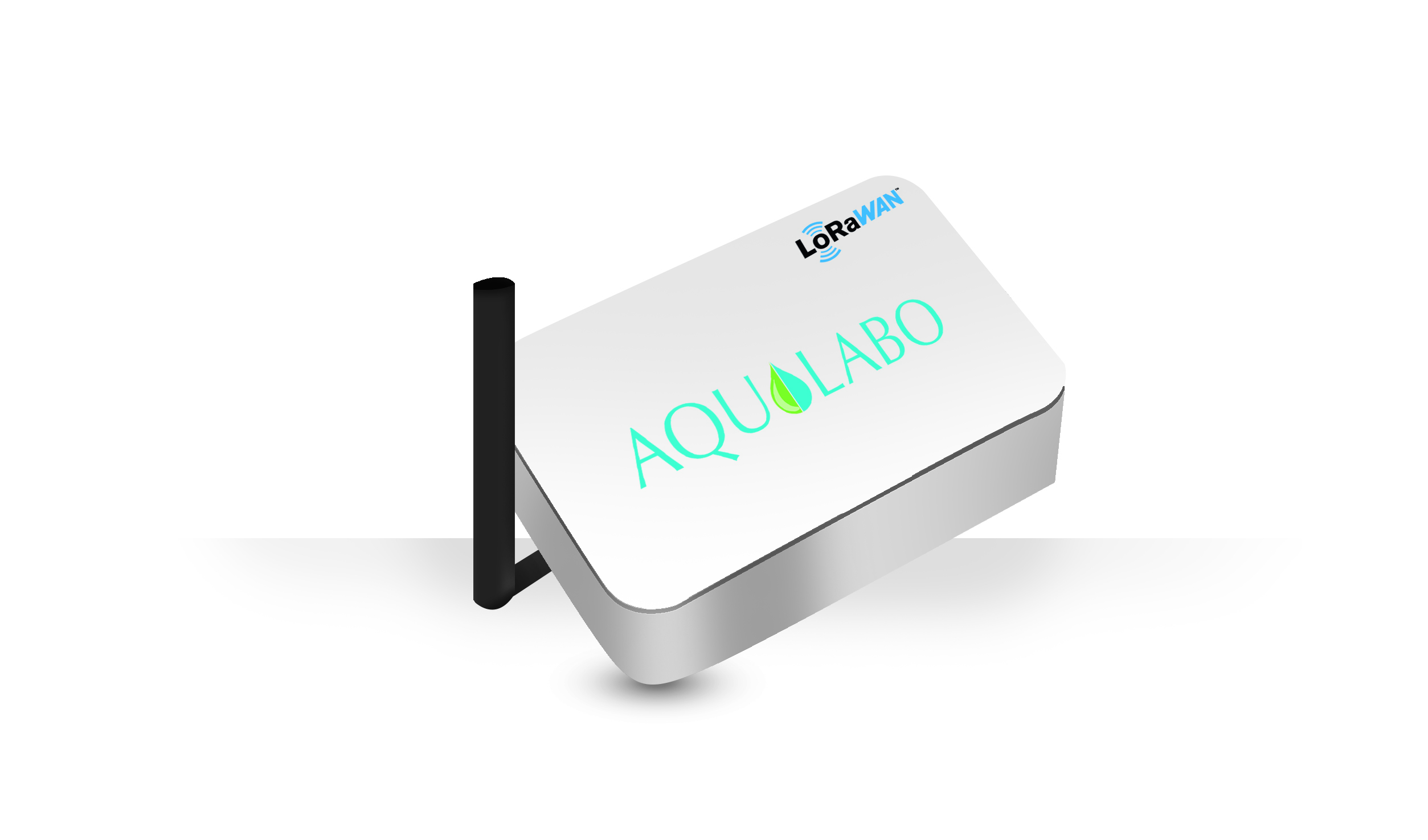 Visuel de AQUA CONNECT’ : Solution autonome de communication sans fil en temps réel pour la qualité des eaux Capteur IoT communication LoRaWAN