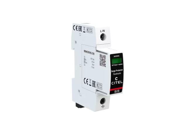DACF25S-10-150 - Parafoudre BT Type 2 unipolaire débrochable - fusible