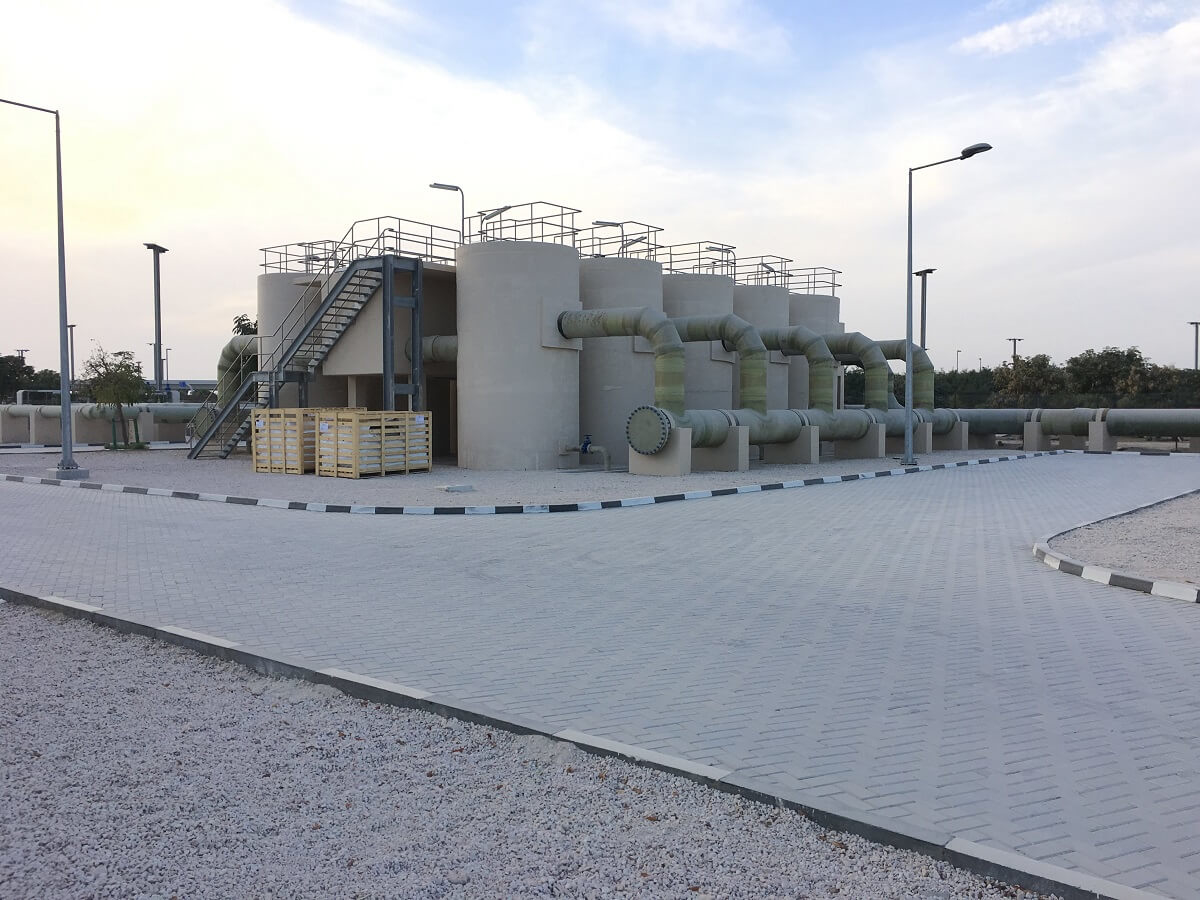 Image de présentation Installation atypique d’un système de Downstream Defender® permet la protection des eaux du Golfe au Qatar. 