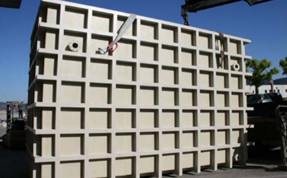 Visuel de Waste Water Box - Série A Stations de traitement des eaux - Cuve composite en structure acier et polyester fibre de verre