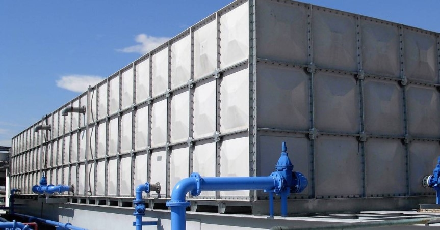 Visuel de Waste Water Box - Série D Station d’épuration compacte dans un réservoir modulaire de panneaux / dalles en résine polyester armés de fibre de verre