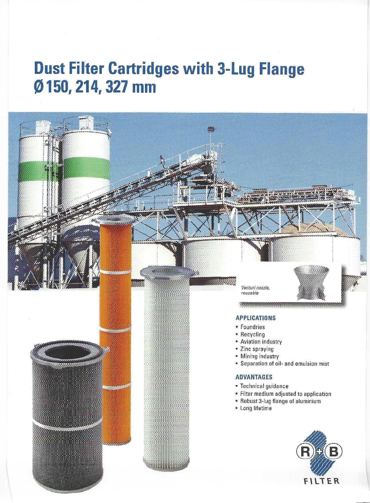 Cartouche Filtrante Neuve Pour Système Pneumatique - Référence POC1001SU / 2016921 - Qualité US