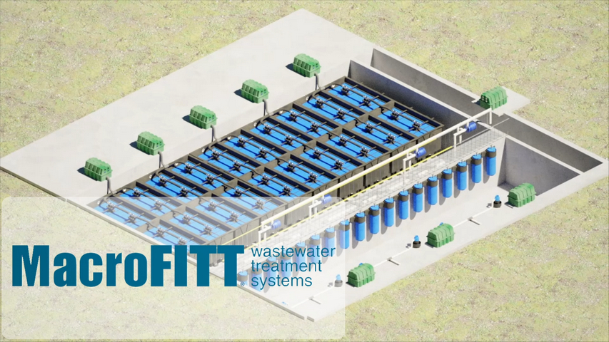 Visuel deMacroFITT® : Station d’épuration  La station d'épuration simplifiée, économique et écologique : alternative aux systèmes centralisés