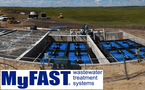 Visuel deMyFAST ® : Station d’épuration Systèmes de traitement des eaux usées 