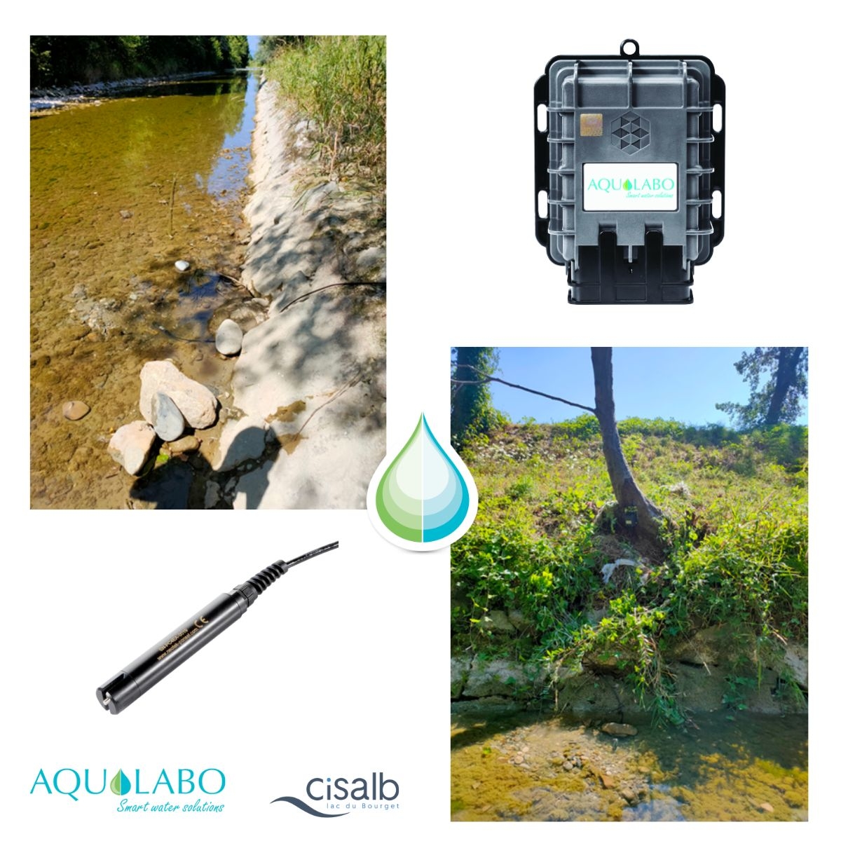 Image de présentation Monitoring  eau de surface : LOG-AQUA, campagne d'analyse d’un des cours d’eaux affluents du Lac du Bourget 