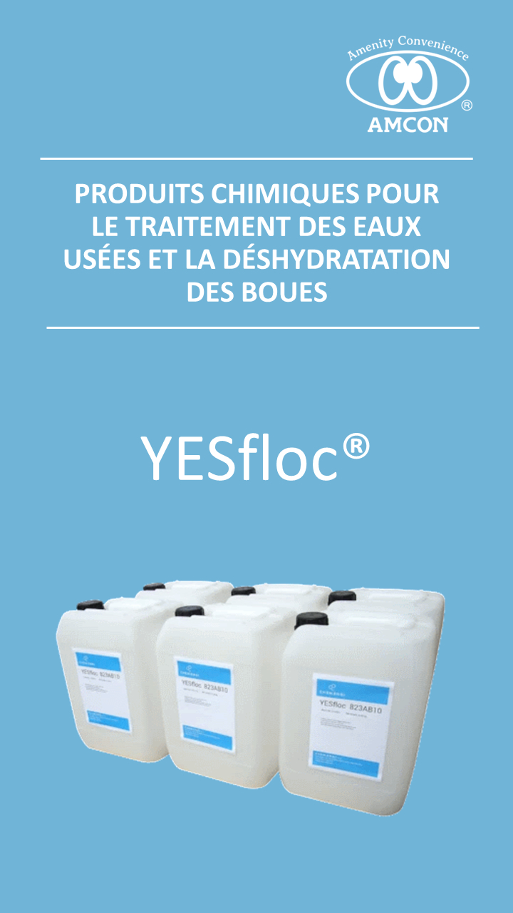 YesFloc polymères coagulants / floculants en émulsion ou en poudre