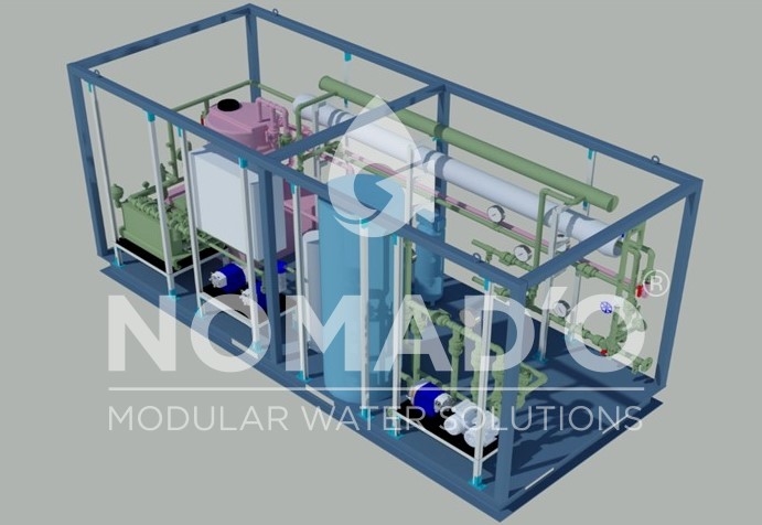 Image de présentation Skid de dessalement d'eau de mer 