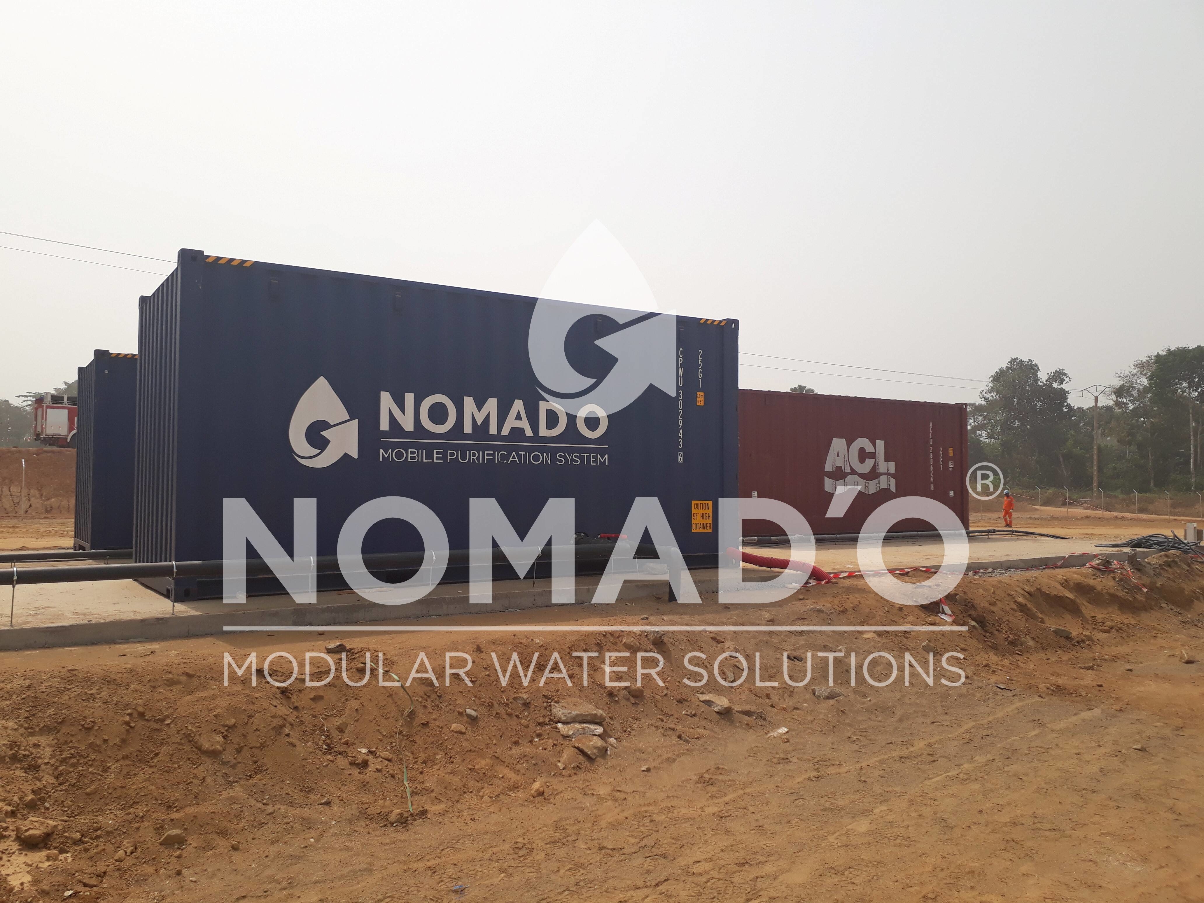 Image de présentation Unité de production d'eau potable pour chantier hydroélectrique au Cameroun 