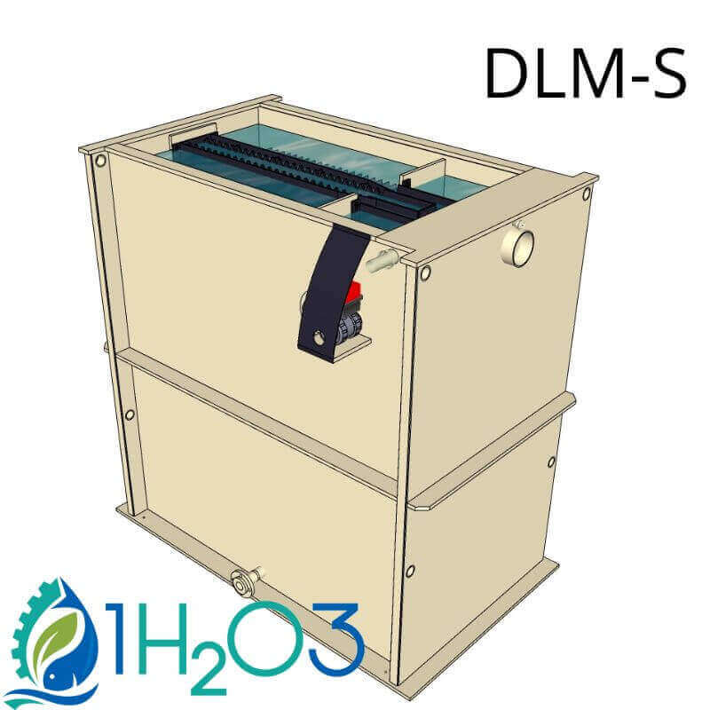 DLM-S : décanteur lamellaire monobloc 13 m² assainissement, 19 m² AEP