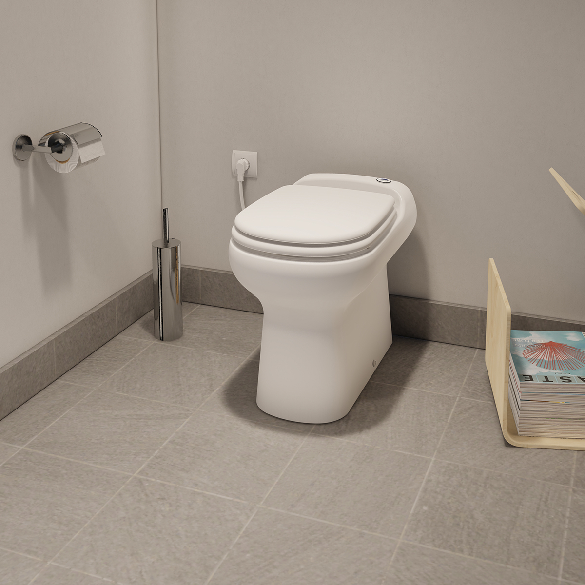 Visuel de Sanicompact Elite  Toilettes avec broyeur intégré 