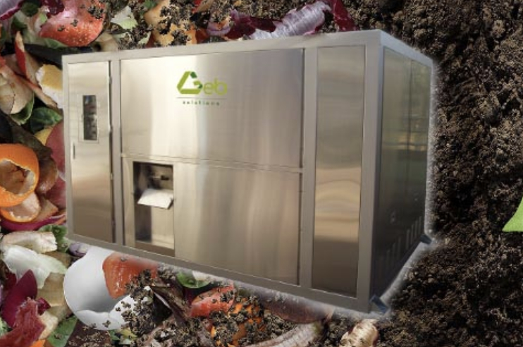 Visuel deGEB 1000 Système de déshydratation thermique pour déchets alimentaires et organiques