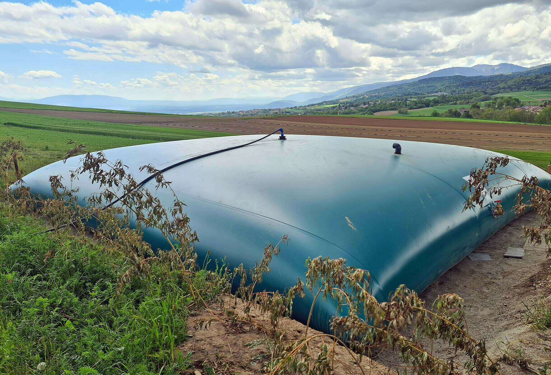 Citerne souple pour effluents agricoles et industriels Citerne souple pour effluents agricoles et industriels