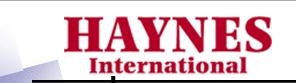 HAYNES INTERNATIONAL