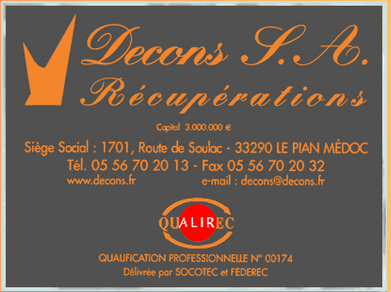 Logo DECONS