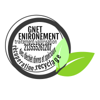 Logo GNET  récupérations des déchets recyclage  nettoya